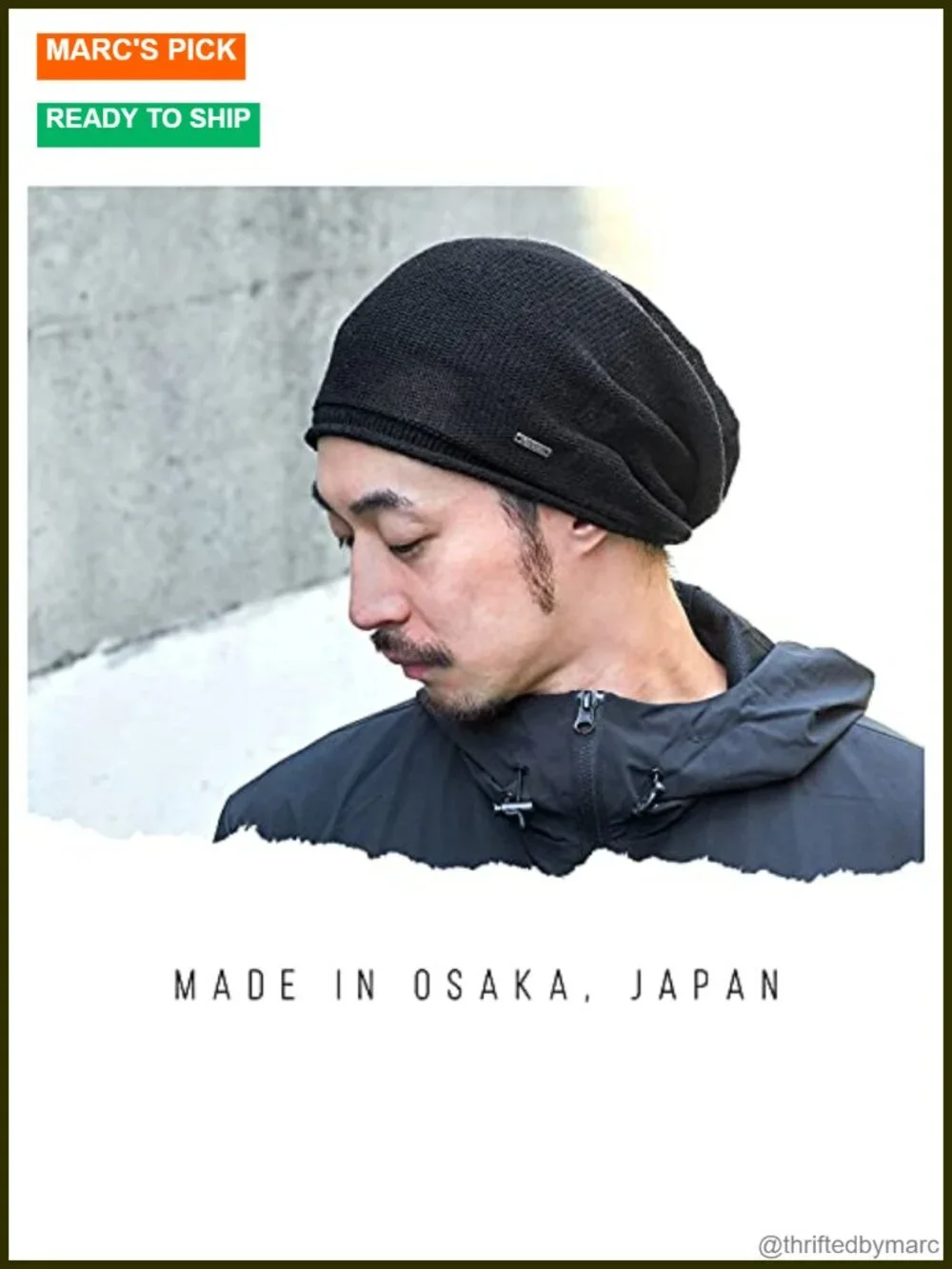 100% Silk Slouchy Beanie Hat for Sensitive Skin Chemo Hat